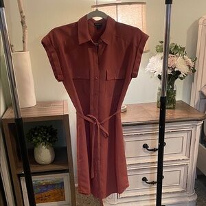Express Terracotta Midi Dress